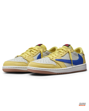 JDN Leather Layered Swoosh Court Trainer