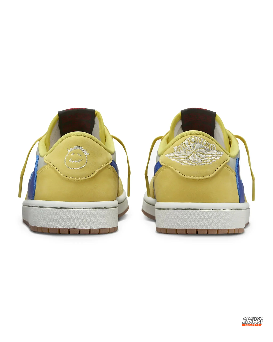 JDN Leather Layered Swoosh Court Trainer