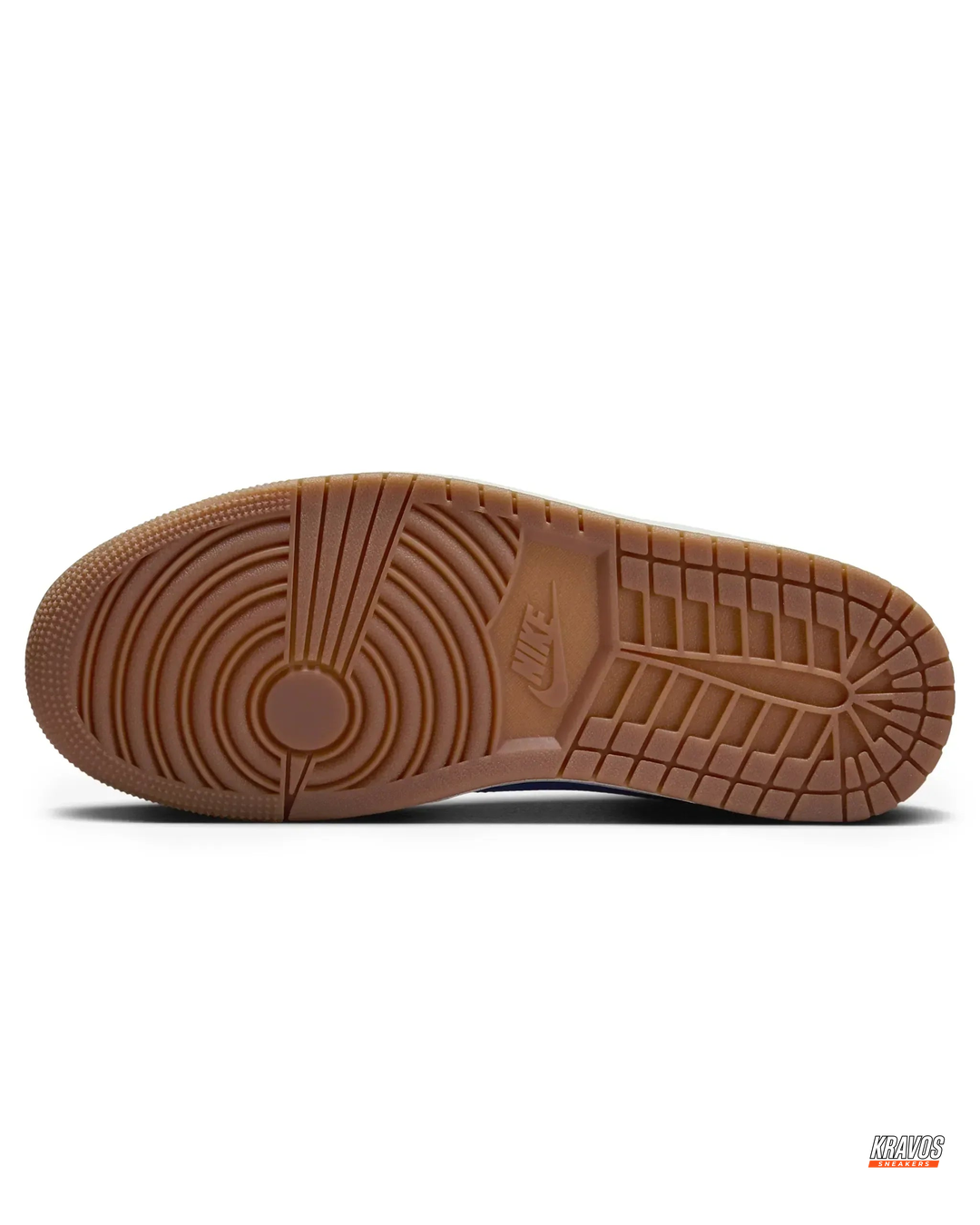 JDN Leather Layered Swoosh Court Trainer