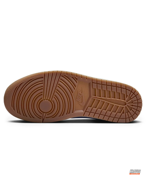 JDN Leather Layered Swoosh Court Trainer