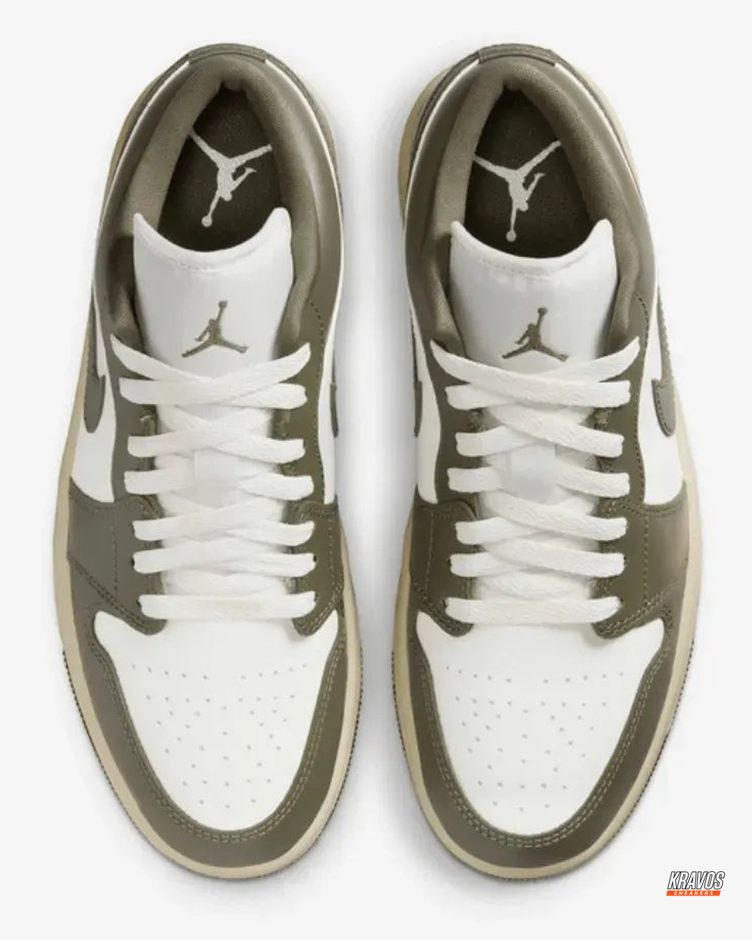 JDN Leather Panelled Court Trainer
