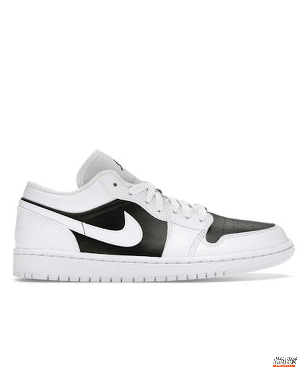 JDN Leather Panelled Court Trainer