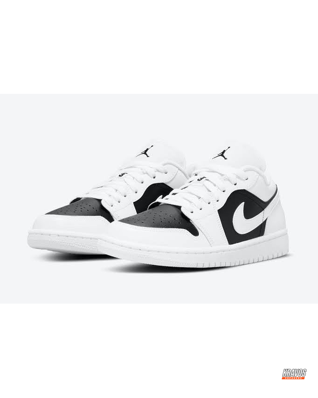 JDN Leather Panelled Court Trainer