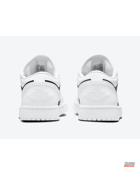 JDN Leather Panelled Court Trainer