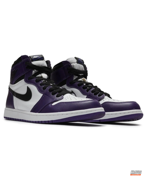JDN Leather Panelled High-Top Trainer