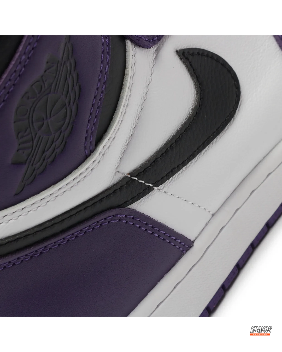 JDN Leather Panelled High-Top Trainer