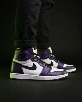 JDN Leather Panelled High-Top Trainer