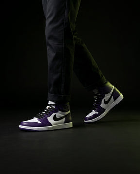 JDN Leather Panelled High-Top Trainer