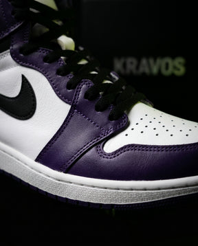 JDN Leather Panelled High-Top Trainer
