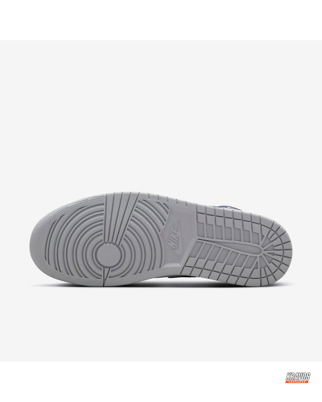 JDN Leather Panelled Wings Mid Trainer