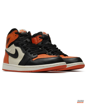 JDN Leather Perforated-Toe High Trainer