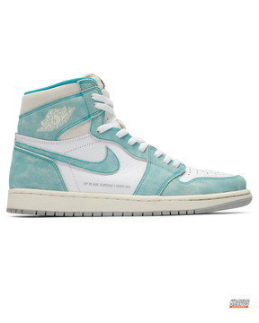 JDN Leather Perforated-Toe High Trainer