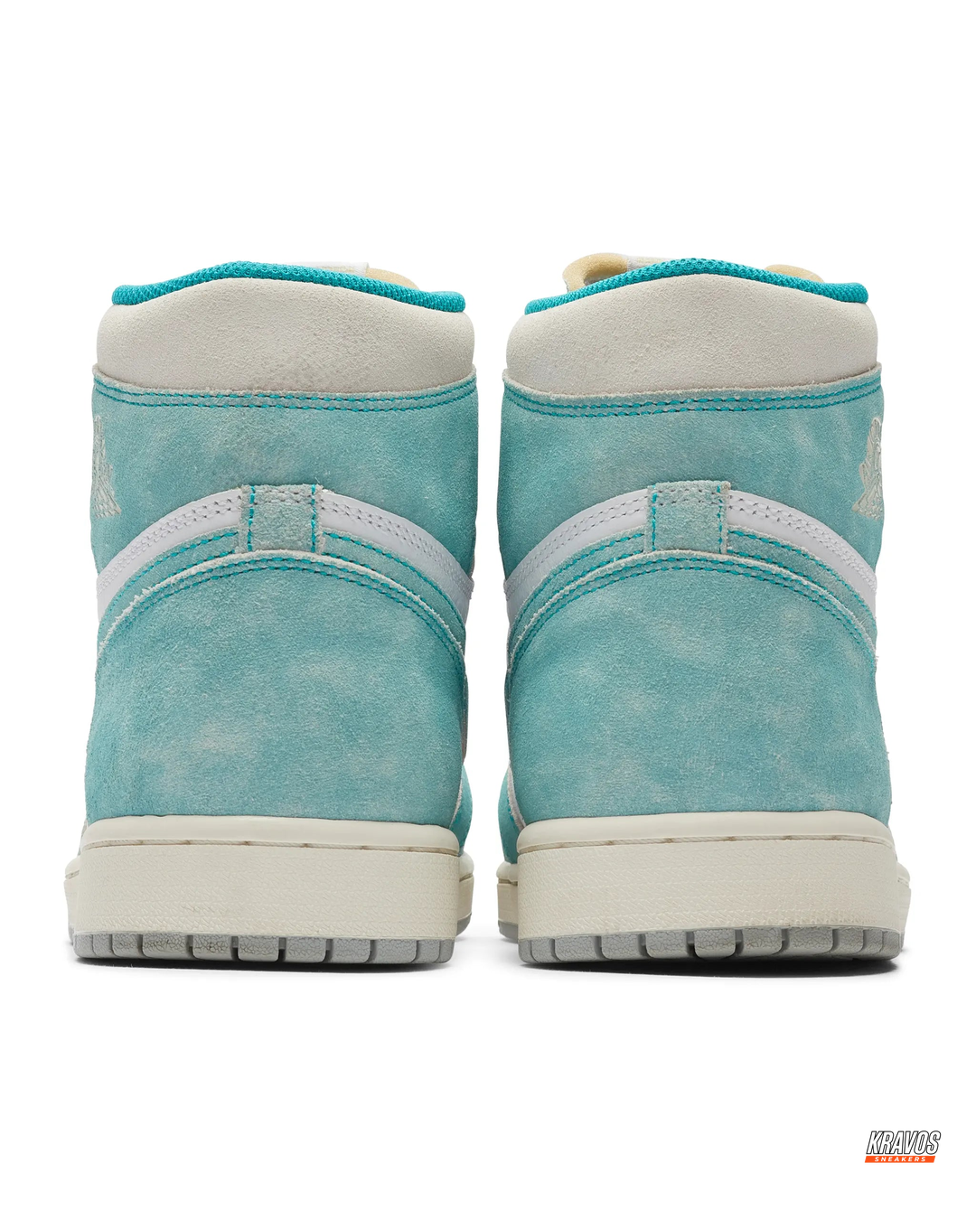 JDN Leather Perforated-Toe High Trainer