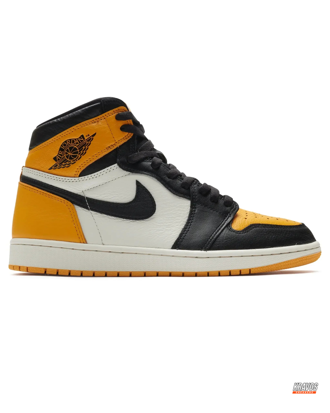 JDN Leather Perforated-Toe High Trainer