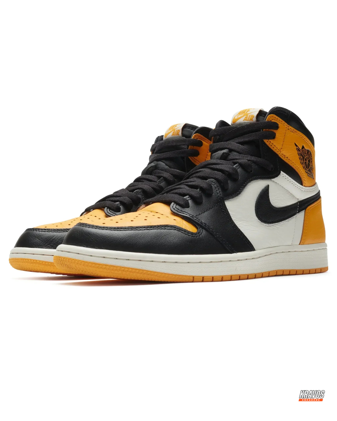 JDN Leather Perforated-Toe High Trainer