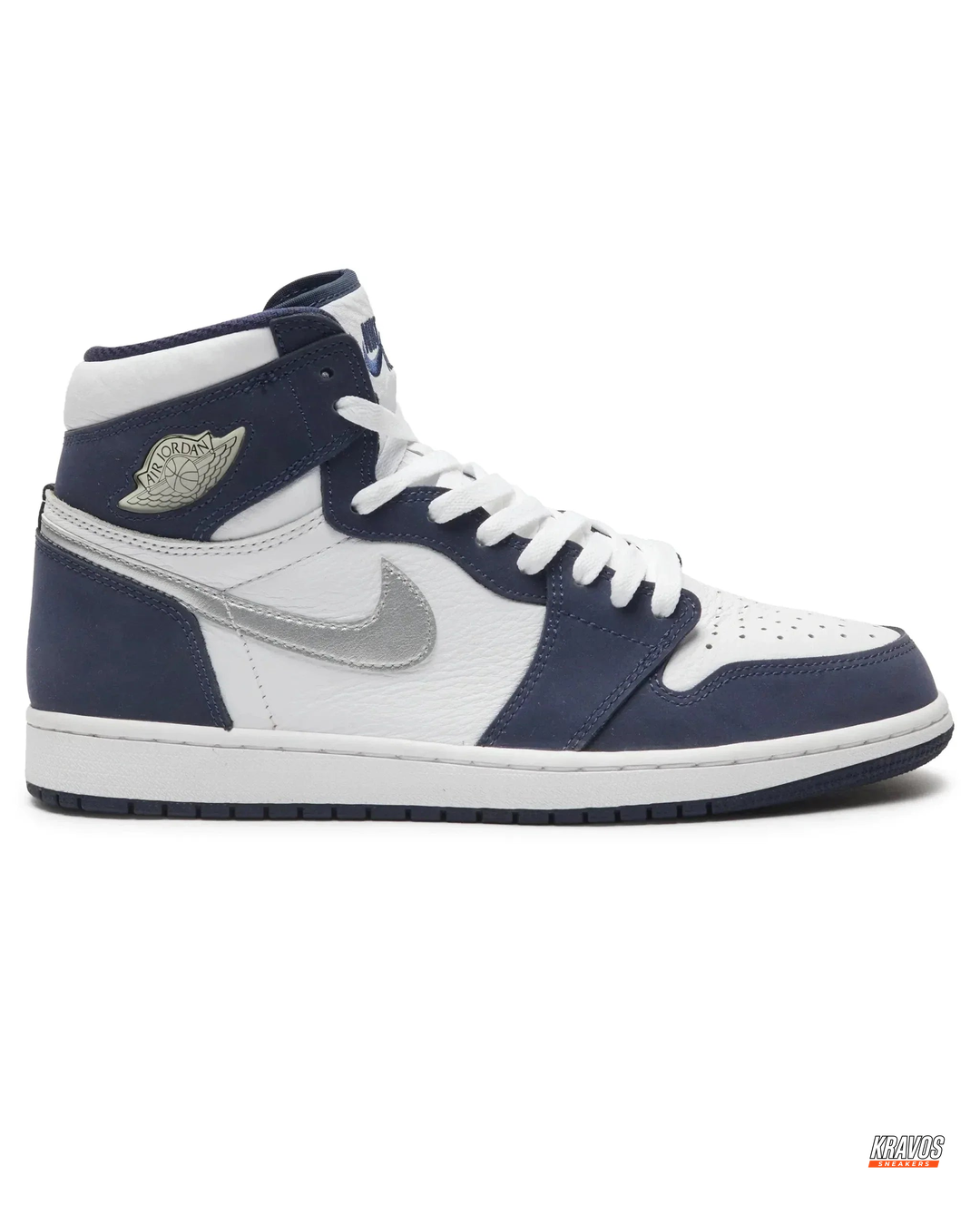 JDN Leather Wings-Badge High Trainer
