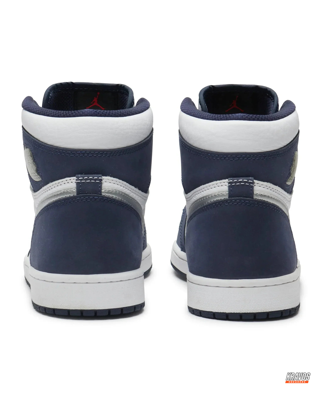 JDN Leather Wings-Badge High Trainer