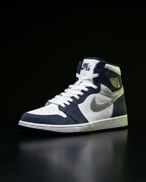 JDN Leather Wings-Badge High Trainer