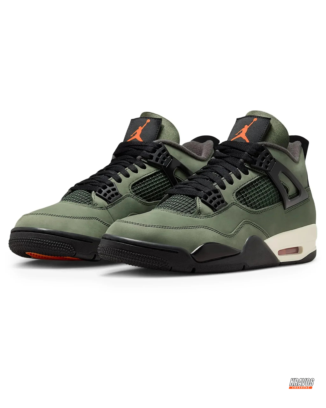 JDN Nubuck Mesh-Panelled Mid Trainer
