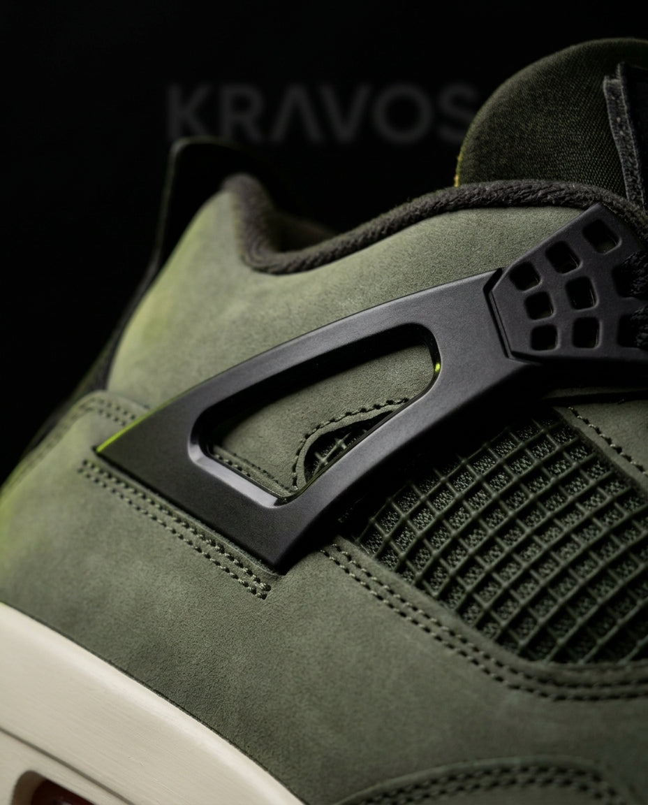 JDN Nubuck Mesh-Panelled Mid Trainer