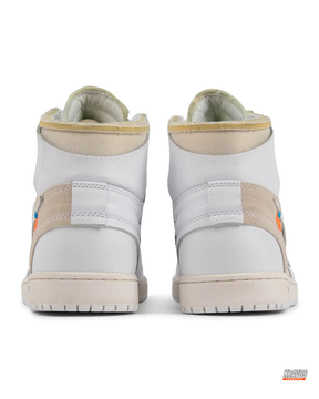 JDN Preloved Leather Deconstructed Panelled High-Top