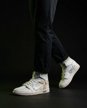 JDN Preloved Leather Deconstructed Panelled High-Top