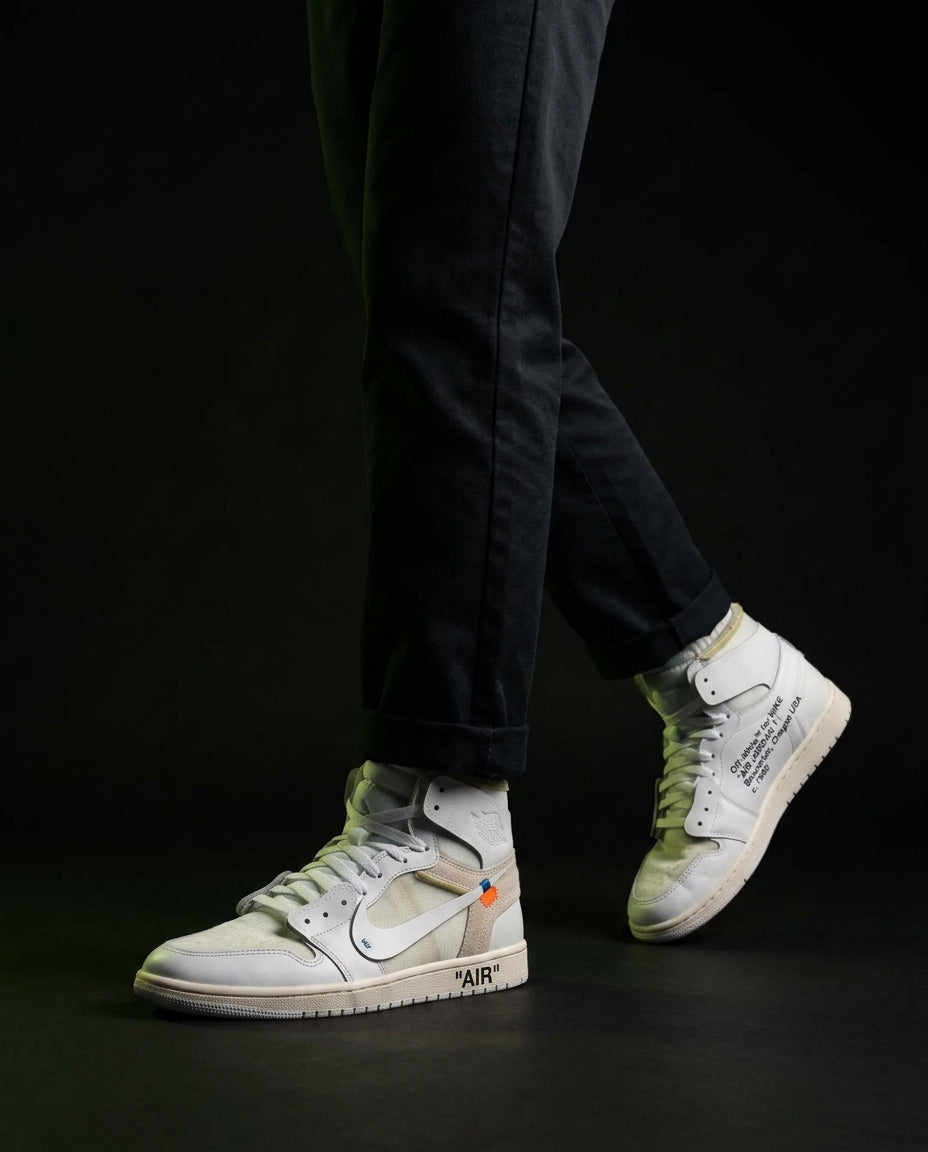 JDN Preloved Leather Deconstructed Panelled High-Top