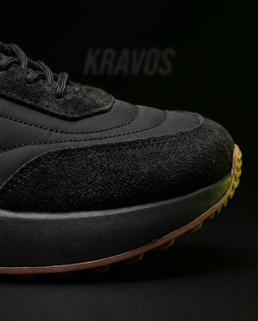 LP Suede Panelled Chunky Runner Black Gum