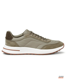 LP Suede Panelled Chunky Runner Olive Khaki Gum #olivekhakigum