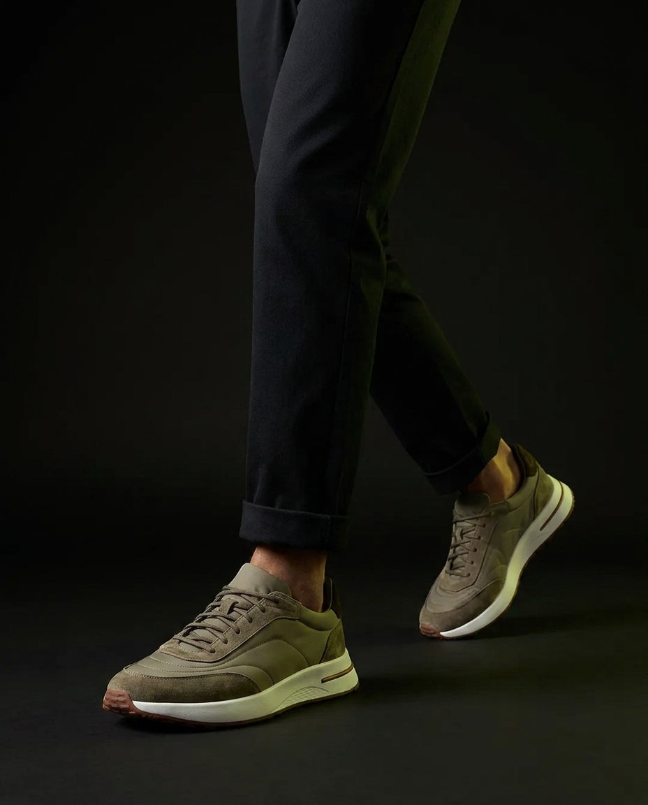 LP Suede Panelled Chunky Runner