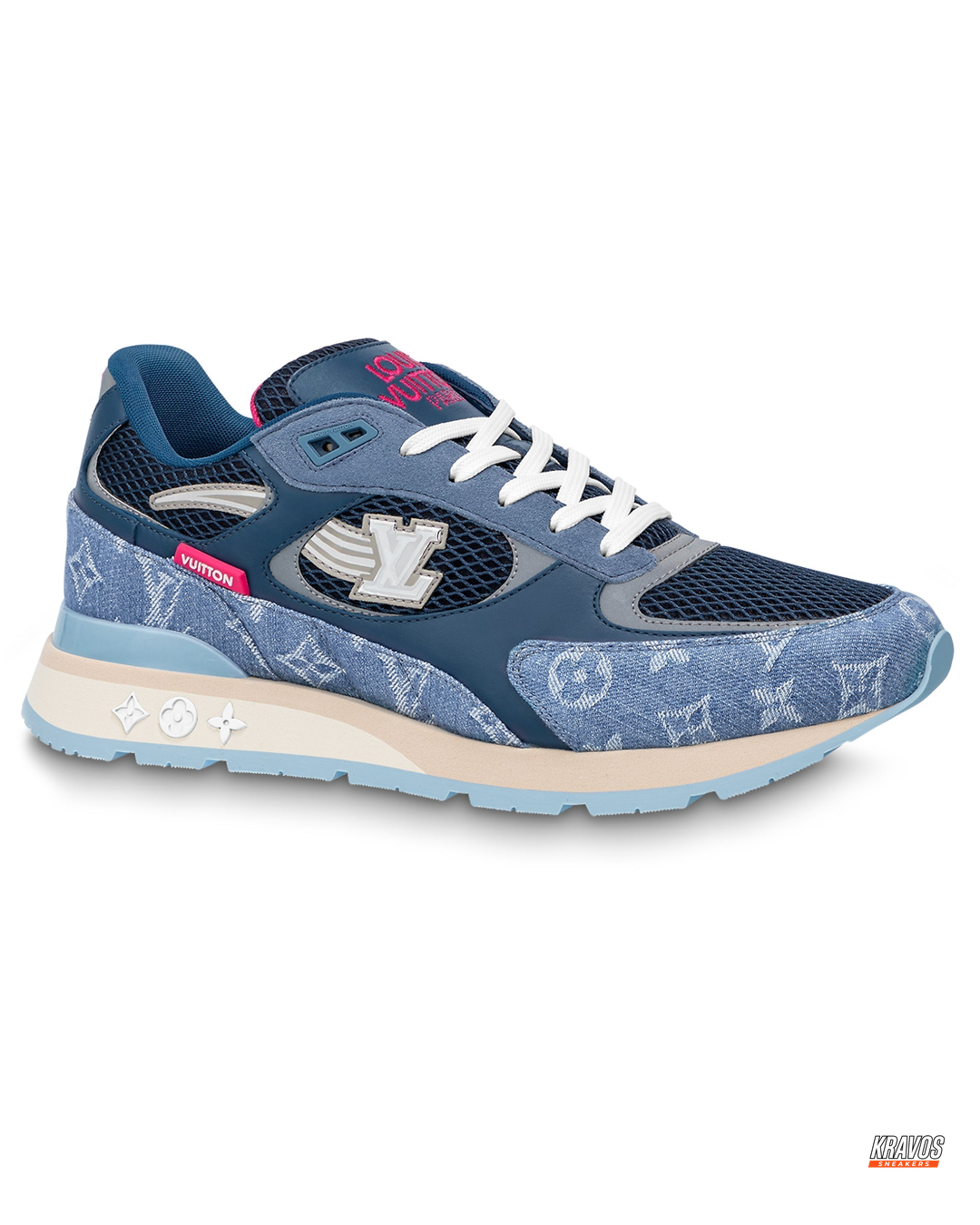 LV Denim Panelled Chunky Runner
