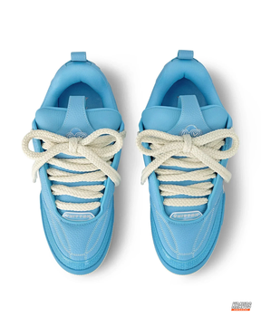 LV Leather Mesh Panelled Skate Trainer
