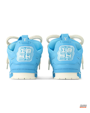LV Leather Mesh Panelled Skate Trainer