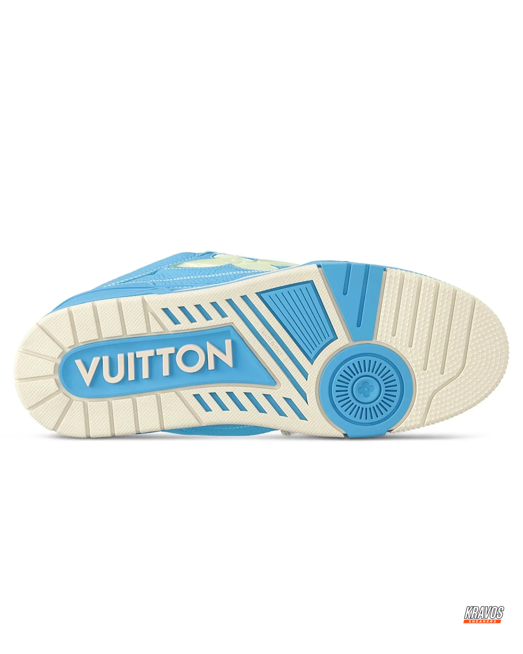 LV Leather Mesh Panelled Skate Trainer