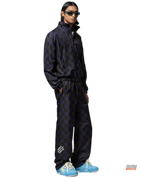 LV Leather Mesh Panelled Skate Trainer