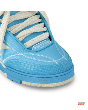 LV Leather Mesh Panelled Skate Trainer