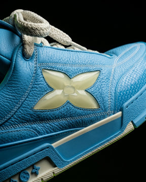 LV Leather Mesh Panelled Skate Trainer