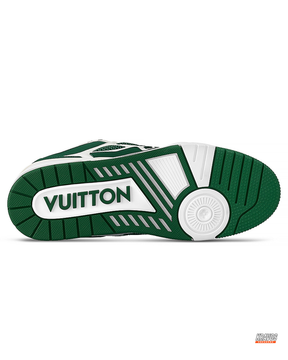 LV Leather Mesh Panelled Skate Trainer