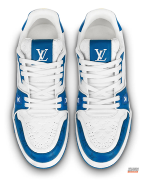 LV Leather Monogram Panelled Court Trainer