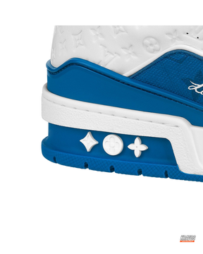 LV Leather Monogram Panelled Court Trainer