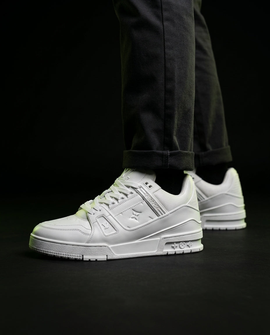 LV Leather Panelled Chunky Trainer