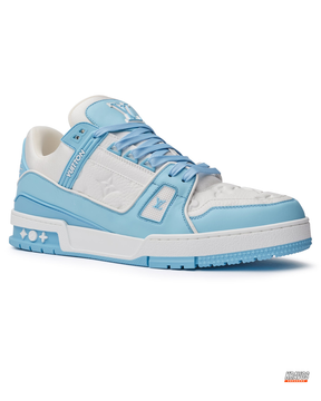 LV Leather Panelled Monogram Trainer