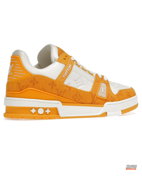 LV Leather Panelled Monogram Trainer