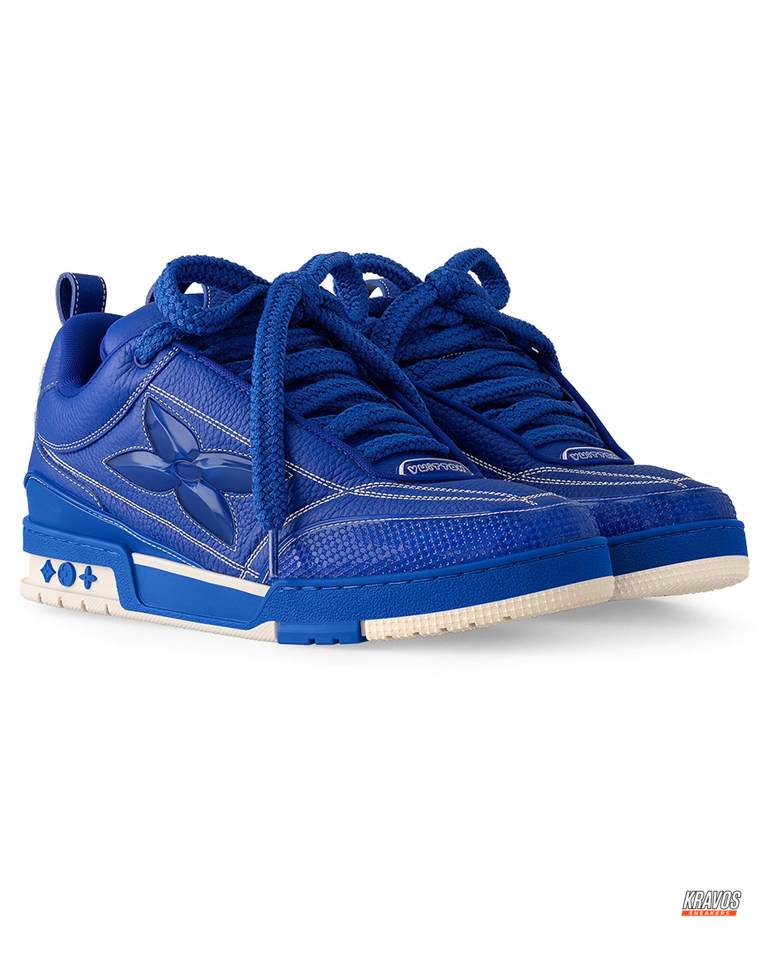 LV Leather Panelled Skate Trainer
