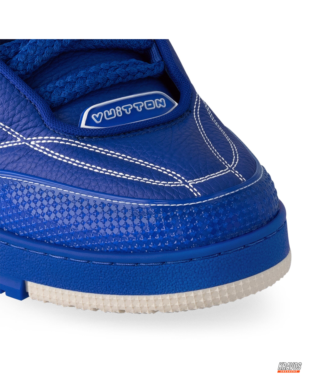 LV Leather Panelled Skate Trainer
