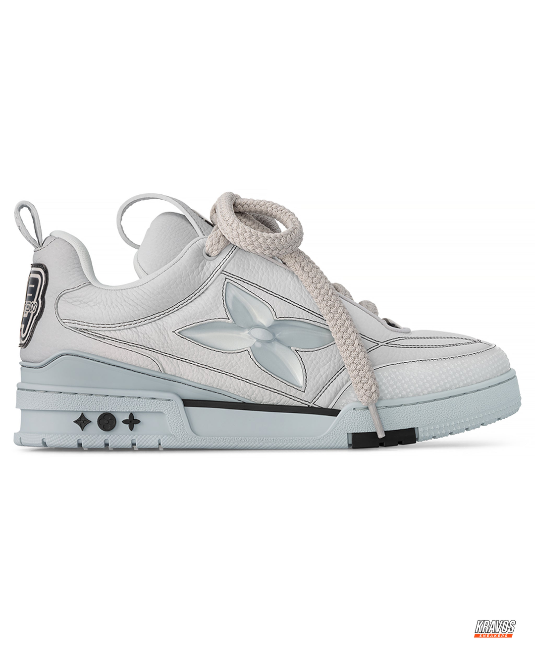 LV Leather Panelled Skate Trainer