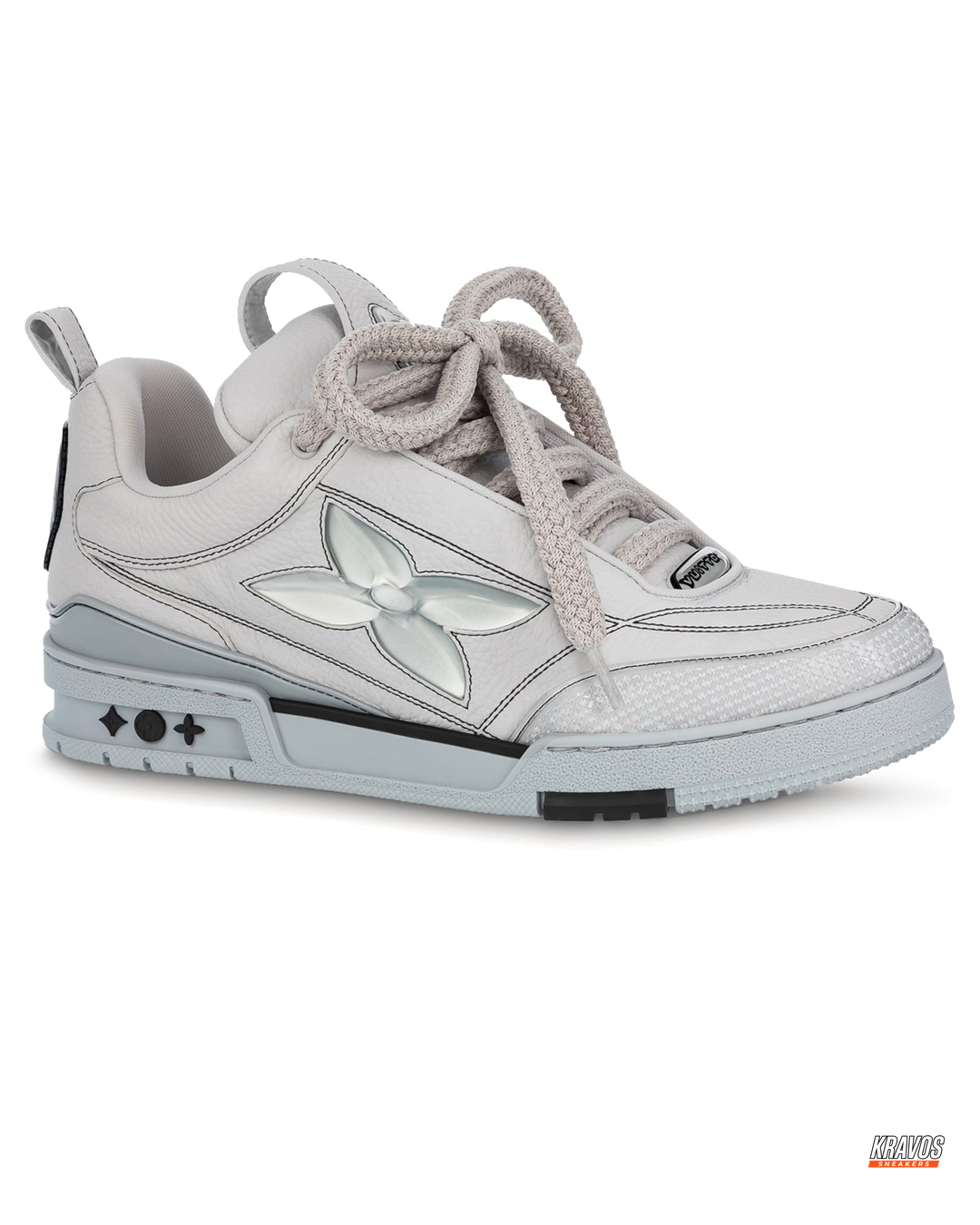 LV Leather Panelled Skate Trainer
