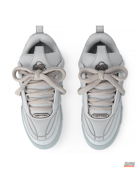 LV Leather Panelled Skate Trainer