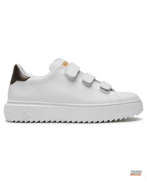 LV Leather Triple-Strap Court Trainer