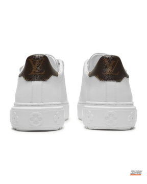 LV Leather Triple-Strap Court Trainer
